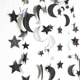 HULIANFU Merry Christmas Decorations for Home 4M Twinkle Star Paper Garland New Year  Noel ChristmasTree Ornaments Kerst  Navidad