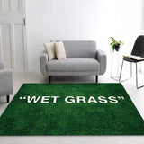 HULIANFU WET GRASS Rug Carpet Living Room Decoration Carpet Bedroom Bedside Bay Window Area Rugs Sofa Floor Mat