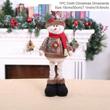 HULIANFU Santa Claus Christmas Doll Merry Christmas Decorations for Home Elk Christmas Ornaments Xmas Tree Decor  Navidad Natal Gifts