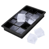 HULIANFU Perfect Ice Cube Silicone Cube Maker Form  Cake Pudding Chocolate Molds Easy to Remove Ice Trays Fade Resistant