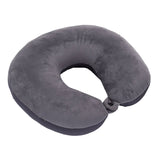 HULIANFU U-shaped Travel Pillow Soft Pillow Cushion To Protect The Neck and Cervical Spine Plush Pillowcase for Outdoor Travel Aircraft