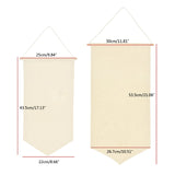 HULIANFU Nordic Blank Cotton Brooch Pin Badge Holder Hanging Wall Display Banner Flag Collection Kids Home Room Decoration Drop Shipping