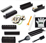 HULIANFU IYouNice 11Pcs/Set Sushi Maker Equipment Kit,Japanese Rice Ball Cake Roll Mold Sushi Multifunctional Mould Making Sushi Tools