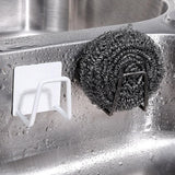 HULIANFU Sink Sponge Rack Drain Storage Shelf Stainless Steel Kitchen Wire Ball Rag Organizer Holder Kitchen storage rack
