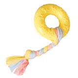 HULIANFU Pet Toy Dog Ball Pet Tooth Cleaning Chewing Rubber Toys For Small Dogs Rubber Dog Toy Pet Teething Dog Favors Bite Dog Rope Toy