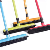 HULIANFU Multifunctional Telescopic Broom Magic Rubber Besom Cleaner Pet Hair Removal Brush Home Floor Dust Mop &amp; Carpet Sweeper