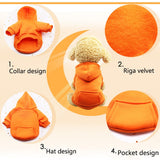 HULIANFU Pet Dog Clothes For Small Dogs Clothing Warm Clothing for Dogs Coat Puppy Outfit Pet Clothes for Large Dog Hoodies Chihuahua