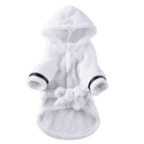 HULIANFU Pet Dog Bathrob Dog Pajamas Sleeping Clothes Soft Pet Bath Drying Towel Clothes for for Puppy Dogs Cats Pet Accessories