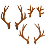 HULIANFU 2023 Christmas Simulation Antlers Headwear Brown Deer Horns Hair Band Headband Goth Halloween Cosplay Accessories Headdress