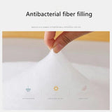 HULIANFU Summer Blanket Quilt Cool Feel Naked Sleep Solid Color Washable Antibacterial Air Condition Quilt Children Twin Queen Bedding