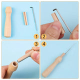 HULIANFU MIUSIE 1-30 PCS Wool Felt Needle Felt Needle Felting Starter Kit Felting Needles Felt Diy Package for Felting with Bottle