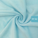 HULIANFU   Zyfmptex 1pcs Minky Fabrics For Sewing Diy Handmade Home Textile Cloth For Toys Plush Fabric Patchwork Solid Color Style 45*50cm
