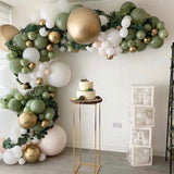 HULIANFU Rose Apricot Balloon Garland Arch Kit Wedding Birthday Party Decoration Kids Confetti Latex Balloons Baby Shower Decor Baloon