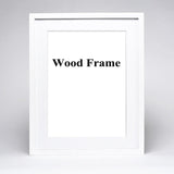 HULIANFU  Wooden Frame A5 A4 A3 Wooden Picture Frame 30x42cm Black White Pink Red Coffee More Color Photo Frame with Mats for Wall Mountin