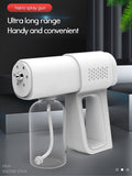 HULIANFU K5 Nano Spray Gun Sanitizer Sprayers USB Rechargeable Handheld Steam Disinfection Sprayer Gun Humidifier for Home Garden