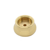 HULIANFU Lychee Life 1pc Bowl Shape Brass Incense Burner Holder for Incense Stick Incense Base Living Room Decoration