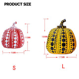 HULIANFU Pumpkin Kusama Yayoi  Artist Modern Sculpture Polka Dot Art home interior Decorations office arts wedding christmas