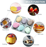 HULIANFU Silicone Molds for Soap Handmade Soap Mould Diy Round Cute Animal Fish Shape Making Soaps Candle Chocolate