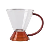 HULIANFU Tea Set Glass 500ml Teapot 200ml Cup Nordic Style Heat Resistant Drinkware