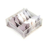 HULIANFU Underwear Bra Organizer Storage Box Drawer Closet Organizers Divider Boxes For Underwear Scarves Socks Bra
