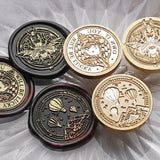 HULIANFU Sealing Wax Seal stamp Classic Diy Retro Metal Card making Wax seal Stamp Handcrafts Wedding Invitations Tools