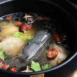 HULIANFU Stainless Steel Cooking Spices Infuser Fine Mesh Loose Tea Herbal Strainer Filter with Extended Chain Kitchen Seasoning Balls
