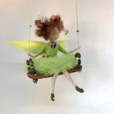 HULIANFU New Little Fairy DIY Wool Felt Dolls Craft Needle Felt Animal Kit Set Handcraft Non Finished Poked Set Handmade Gift