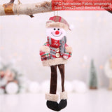 HULIANFU Santa Claus Christmas Doll Merry Christmas Decorations for Home Elk Christmas Ornaments Xmas Tree Decor  Navidad Natal Gifts