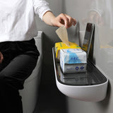 HULIANFU Wall-mounted Bathroom Shelf Toilet Storage Rack For Kitchen Storage Bath Organizer Household Bathroom Accessories Without Drill