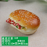 HULIANFU Simulation Bread Model Food Photo Props Artificial Hamburger Fake Sandwich Food Funny Gift Fast Food Shop Display Decor