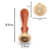 HULIANFU Vintage Stamp Wax Seal Beads Sticks Warmer Wax Sticks Melting Glue Furnace/Spoon Tool Stove Pot For Wax Seal Stamp Candle