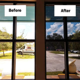 HULIANFU Privacy window film sunshade mirror reflection one-way mirror window film shading film vinyl anti-ultraviolet glass sticker