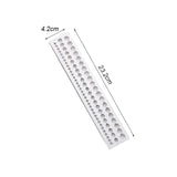 HULIANFU Pearl Rope Wave Flower Gemstone Shape Cake Side Lace Silicone Sugarcraft Mold Fondant Cake Decorating Tools
