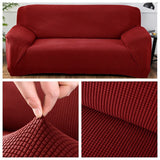HULIANFU Polar Fleece Fabric Universal Sofa Cover Euro Sofa Covers For Living Room Stretch Sectional Corner Sofa Cover Plaids On The Sofa