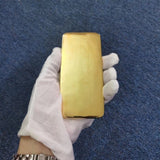 HULIANFU Suisse 1kg Gold Bullion Bar Swiss 1000g Pure Copper Inside 999 Fine Gold Plated Gold Bar Ingot Coins For Home Deco Movie Prop