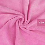 HULIANFU   Zyfmptex 1pcs Minky Fabrics For Sewing Diy Handmade Home Textile Cloth For Toys Plush Fabric Patchwork Solid Color Style 45*50cm