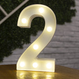 HULIANFU Luxury Alphabet Letter LED Lights Luminous Number Lamp  Battery Night Light for Home Wedding Birthday Christmas Party Decoration
