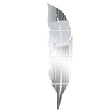 HULIANFU 2023 DIY Feather Plume 3D Mirror Wall Sticker for Living Room Art Home Decor Vinyl Decal Acrylic Sticker Mural Wall Decor Wallpaper