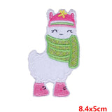 HULIANFU Mushroom Applique Embroidered Patches On Kids Clothes DIY Iron On Patches Cartoon Patches For Clothing Stickers Animal Badges