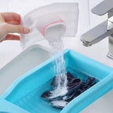 HULIANFU Underwear Washboard Portable Mini Underwear Socks Washing Board Anti Slip Thick Baby Clothes Cleaning Tool Bathroom Accessories
