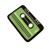 HULIANFU Retro Cassette Music Tape Floor Mat Multiple Choice Funny Entrance Door Mat Living Room Kitchen Non-Slip Carpet Bathroom Doormat
