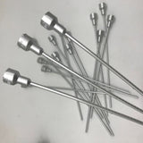 HULIANFU Plastic Flower Stem Arrangement Artificial Hlower Flower Head Accessory Branches Florist Crafts For Wedding Decor  Flower Pole