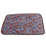 HULIANFU Pet soft warm blanket Winter Coral plush paw print blanket Cat and dog mattress Medium small dogs cats coral fleece Pet supplies