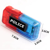 HULIANFU Multifunctional warning clip with LED light invisible 500m clip  for shoulder built-in police lamp Drop Shipping