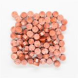 HULIANFU Sealing Wax Seal Stamp Wax Beads 100pcs for lovers craft happy new year gift Wedding invitation envelop gold stamper colorful