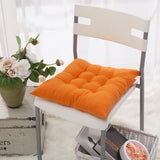 HULIANFU Winter Home Chair Cushion New Outdoor Thick Cushion Pad Office Dining Chair Mattress Pure Sofa Chair Back Pad Comfort Square