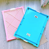 HULIANFU Training Pads Toilet for Puppies and Small Pets Square Pet Training Toilet with Tray for Small Dogs Potty Pet Supplies