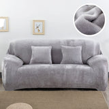 HULIANFU Plush Thick Sofa Cover for Living Room Adjustable Elastic Corner Couch Covers Sectional Slipcover Decor Sofa Chaise Cover Lounge