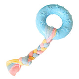 HULIANFU Pet Toy Dog Ball Pet Tooth Cleaning Chewing Rubber Toys For Small Dogs Rubber Dog Toy Pet Teething Dog Favors Bite Dog Rope Toy
