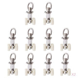 HULIANFU Silent Track Glider Runner Hooks Gliding Runner Wheel Curtain Carrier 26mm